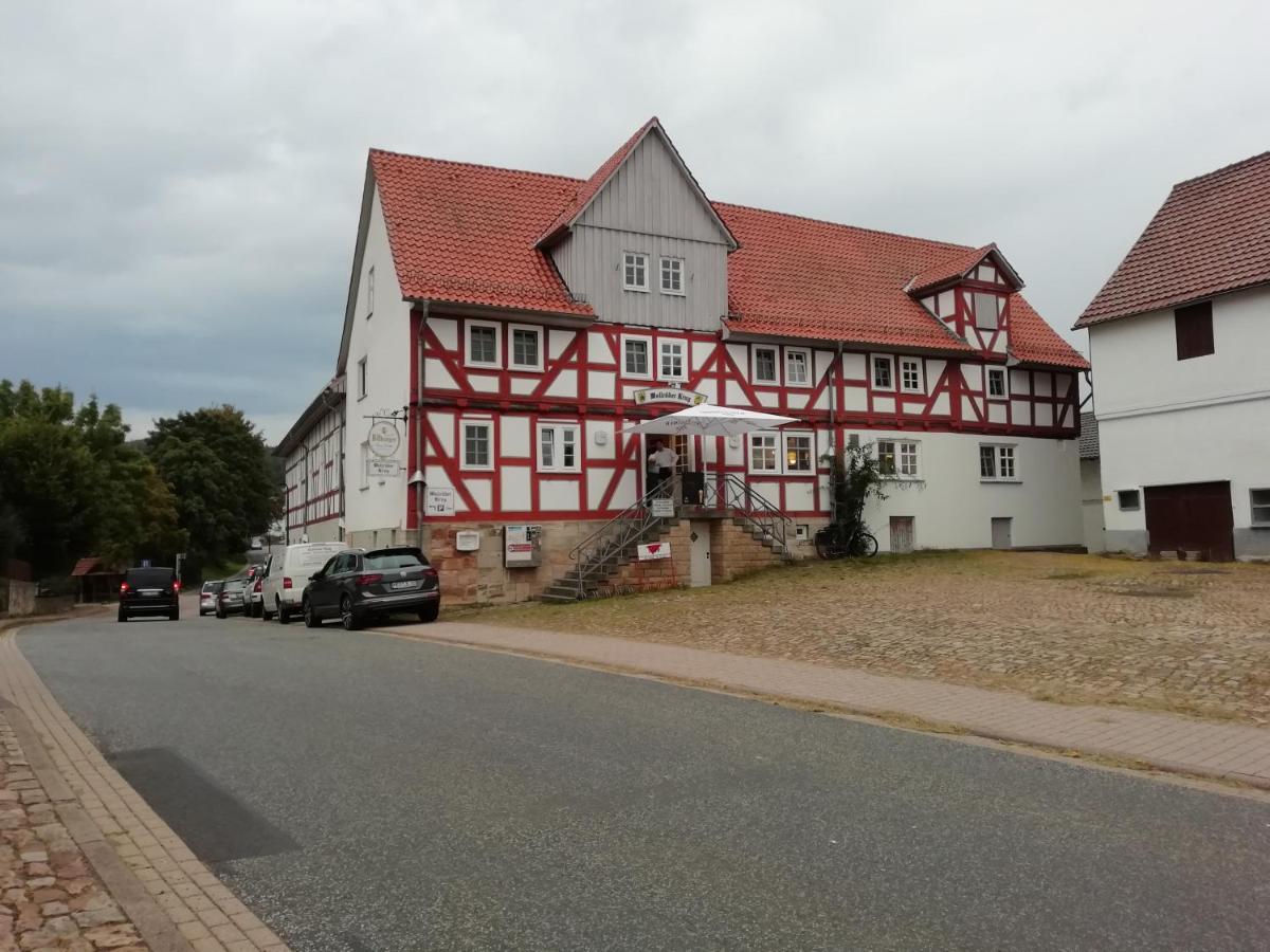 Wollroeder Krug Hotel Guxhagen Exterior foto